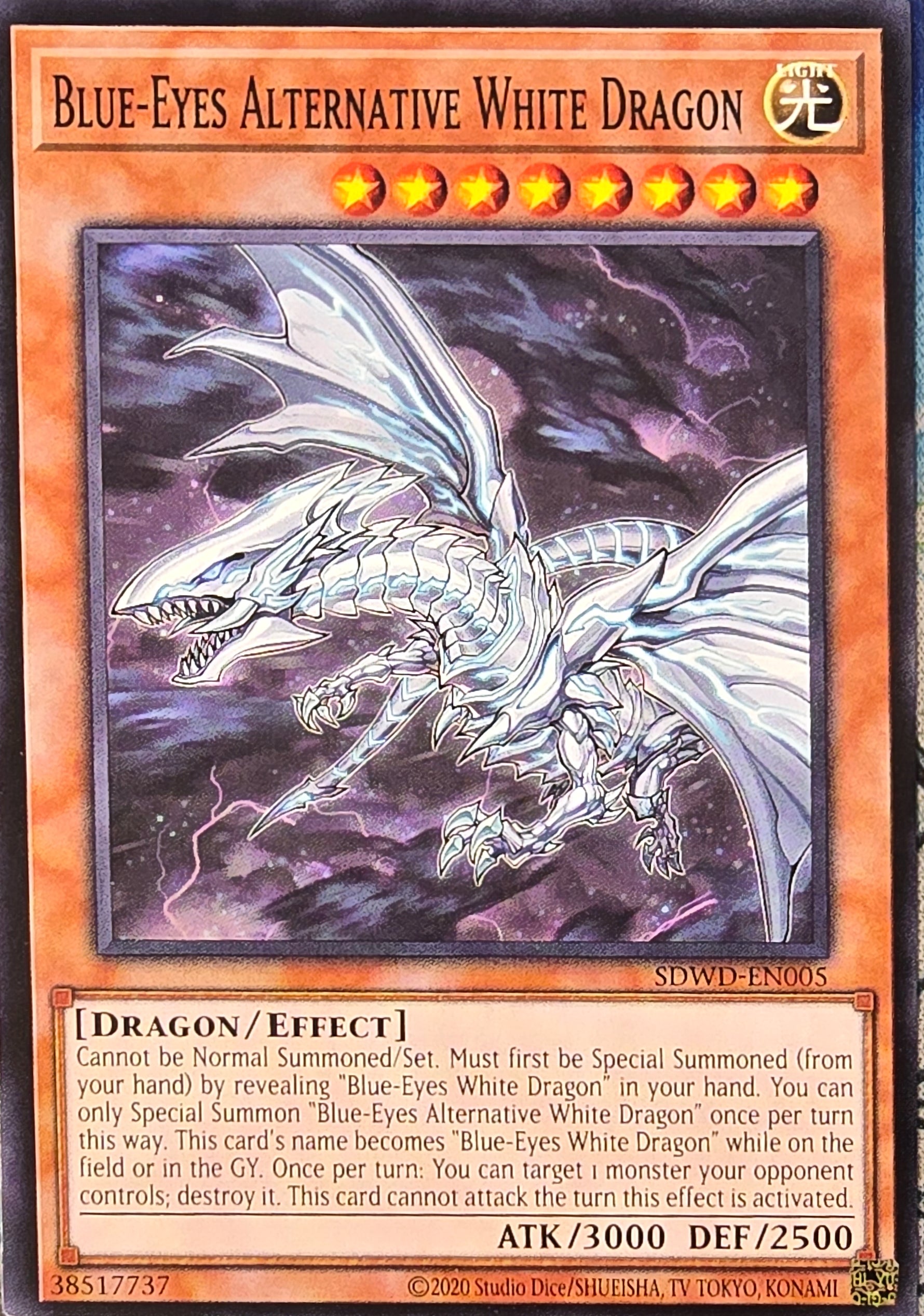 Blue-Eyes Twin Burst Dragon – Yu-Gi-Oh! Karte SDWD-EN036 Common